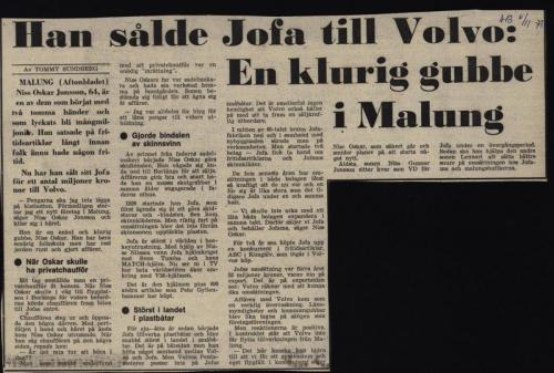 0588_1973 Aftonbladet om Niss Oskar